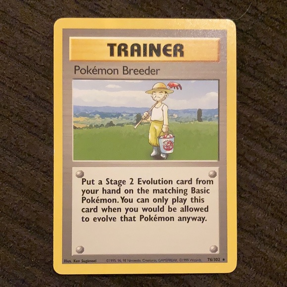 Pokemon | Toys | Trainer Pokmon Breeder Pokmon Card | Poshmark Pokemon | Toys | Trainer Pokmon Breeder Pokmon Card | Poshmark